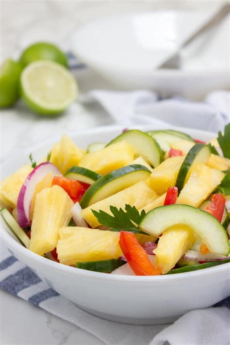 Pineapple Cucumber Salad | Natalie's Health