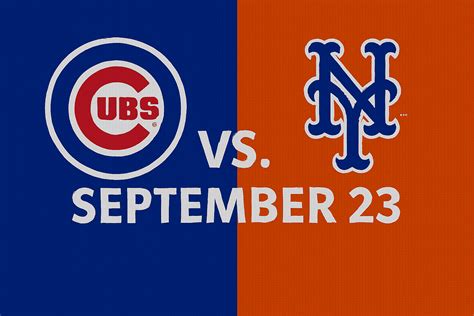 Cubs vs. Mets Prediction Game Today September 23: Tuesday Night ...