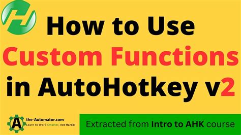 Image result for AutoHotkey Function Tutorial