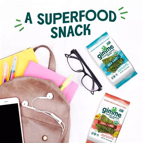 Gimme Roasted Seaweed Snack Chili Lime - Shop Chips at H-E-B