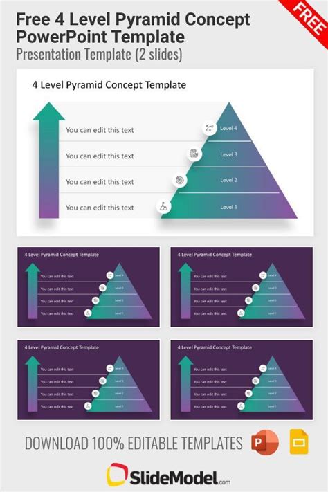 Image result for 4 Level Pyramid Template