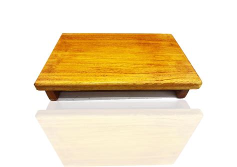 MEXZA™ Handcrafted Wooden Puja Peeta Chowki Stool palaka, Low Height ...