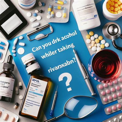 Can You Drink Alcohol While Taking Rivaroxaban? » MedicineBD.net