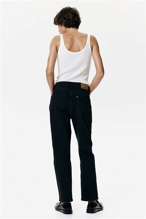 Mom Ultra High Ankle Jeans - Black - Ladies | H&M IN