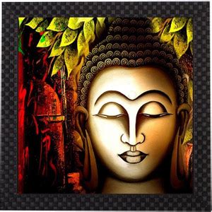Craft Junction Lord Gautam Buddha Art Print Design Wall Art Matt ...