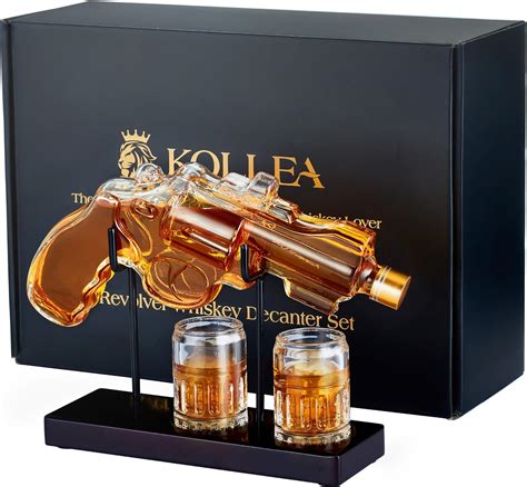 Amazon.com | Kollea Gifts for Men Dad, Whiskey Decanter Set and 4 ...