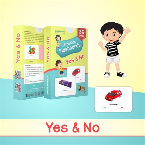 Yes No Flashcards for Speech Therapy | Autism Communication