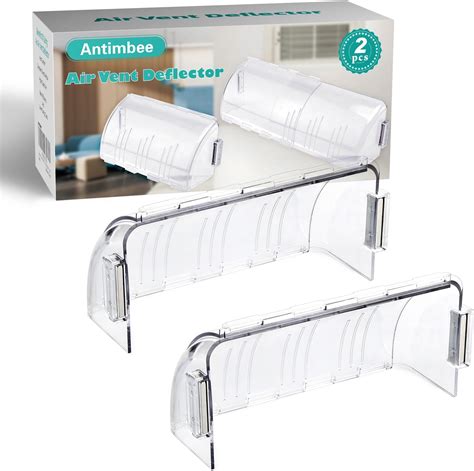 Deflecto Adjustable Air Deflector for Sidewall and Ceiling Registers, Expands from 10 inch to 16 ...