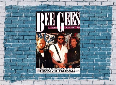 Bee Gees - Live in Concert, Frankfurt 1988 - Konzertplakat, CA$ 89.66
