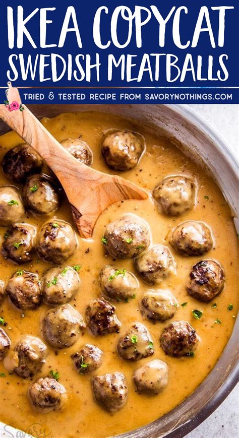 The Best Swedish Meatballs You'll Ever Make (IKEA Copycat!) | Meatball ...