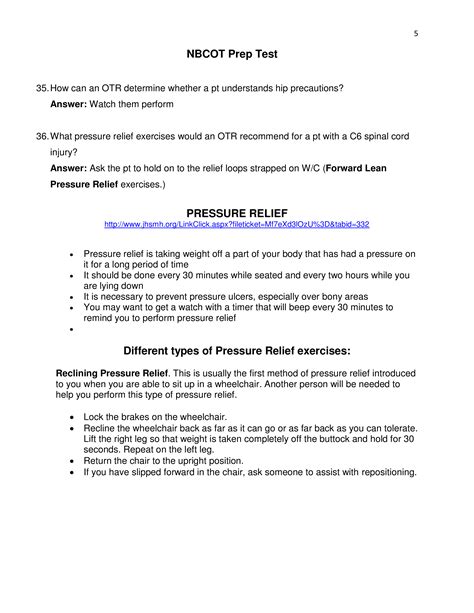 NBCOT Prep Test-4 School Ot, Elementary School Counseling, Elementary ...