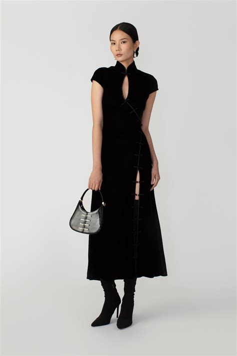 Vanessa Midi Dress in Black | SAU LEE Official Website