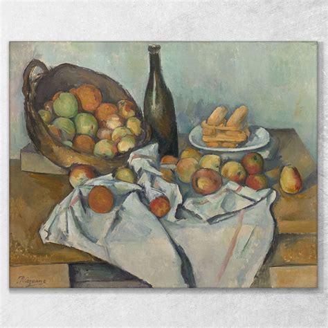 The Basket Of Apples Paul Cézanne canvas print