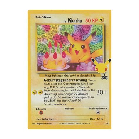 Amazing New Pikachu Cards Revealed Birthday Pikachu, 43% OFF