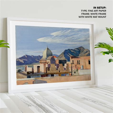 Construction in Mexico Painting & Wall Art Print by Edward Hopper ...