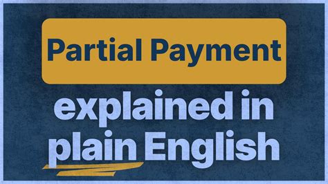 Image result for Partial Payment Formula