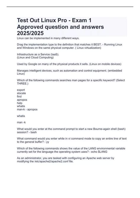 Image result for Linux Exam Test