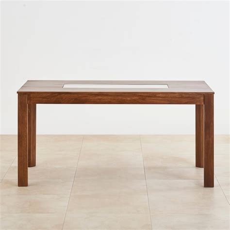 Buy Cane Connection Mango Wood 6-Seater Dining Table - Brown from Home ...