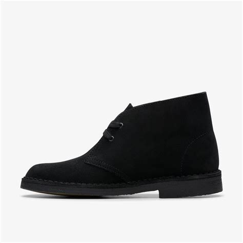 WOMENS Desert Boot Black Suede Desert Boots | Clarks US