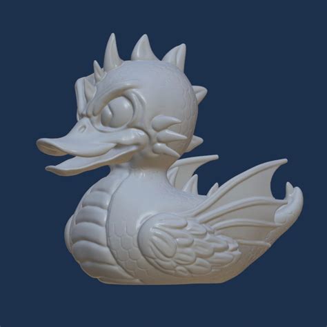 Dragon Duck STL, 3D Digital File for 3D Printer, Rubber Ducky, Dragon ...