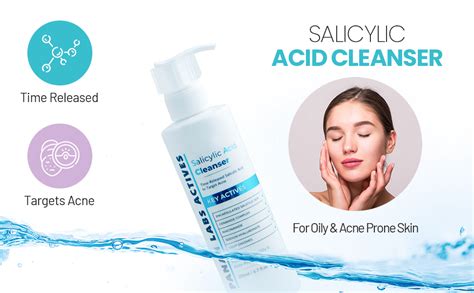 Panah Labs Salicylic Acid Acne Face Wash 200 ML Slow Release Salicylic ...