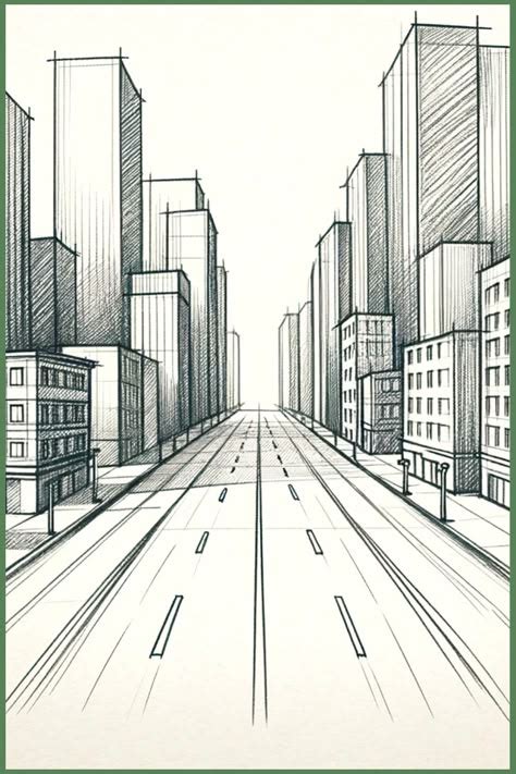 Image result for How to Draw Cityscape Using Perspective