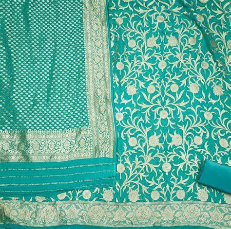 Dashing Soft Khaddi Chiffon Banarasi Suit - Mohsin Textiles