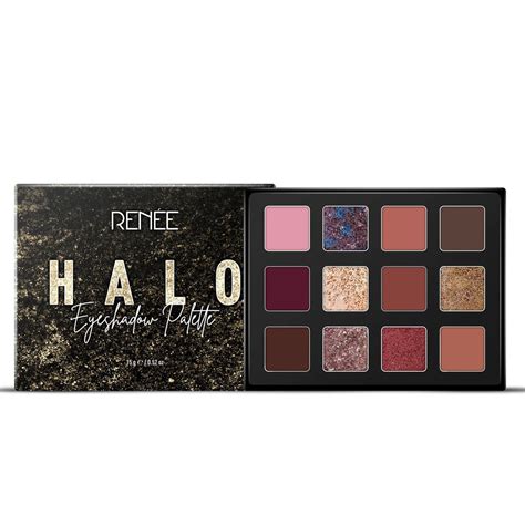 RENEE HALO Eyeshadow Palette | 12 Super Blendable Shades | Matter ...