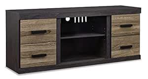 Signature Design by Ashley Harlinton Modern TV Stand with Fireplace ...