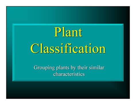 Plant classification:scientific classification. Monocot and dicot ...