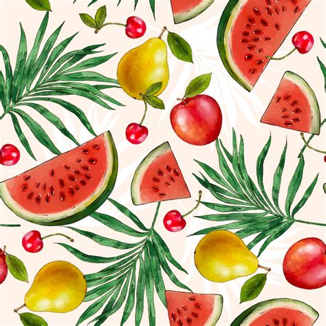 Images de Aquarelle Fruits Textures – Téléchargement gratuit sur Freepik