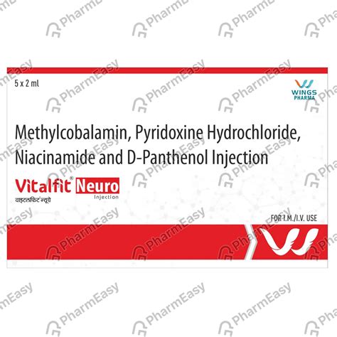 Buy Vitalfit Neuro Ampoule Of 2ml Injection Online at Flat 15% OFF ...