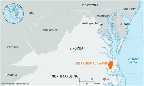 Great Dismal Swamp | Map, History, & Name | Britannica