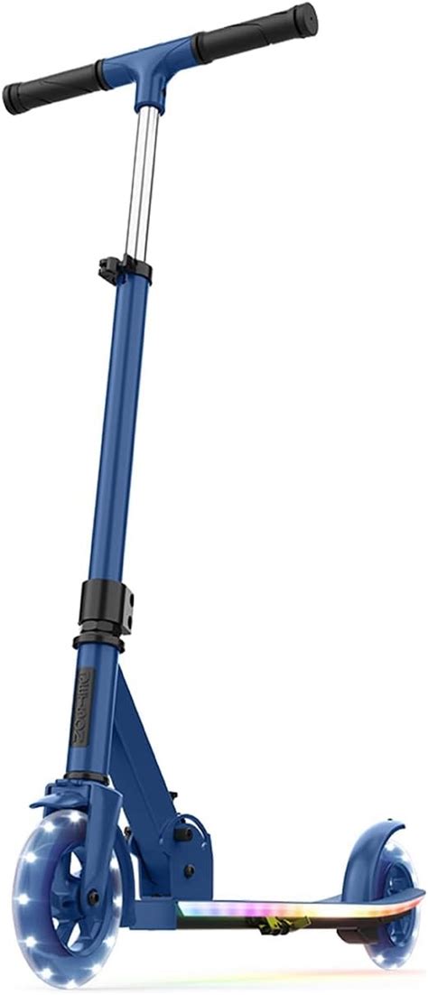 Jetson JHGLT-BLU Highlight 2-Wheel Kick Scooter, Kinetic Lights on Deck and Wheels, 6 Inch ...