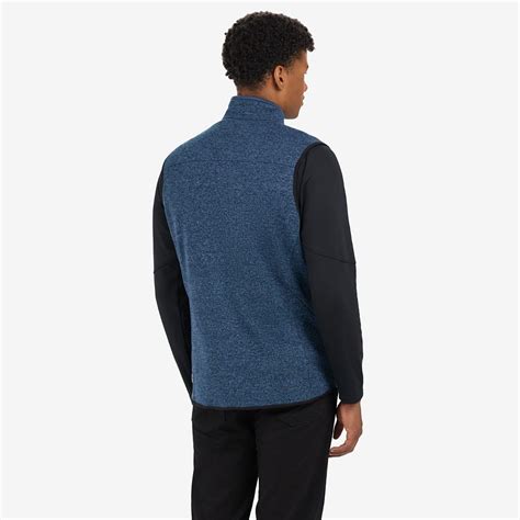 Ski-Doo Men’s Fleece Vest Zip-up Denim Blue | SkiDooGear.com