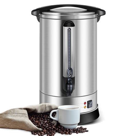 Amazon.com | HOMOKUS Commercial Coffee Urn, 120 Cup Extra Large Hot ...