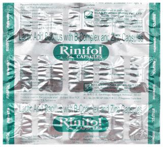 Rinifol Capsule 15 - Uses, Side Effects, Dosage, Price | Truemeds