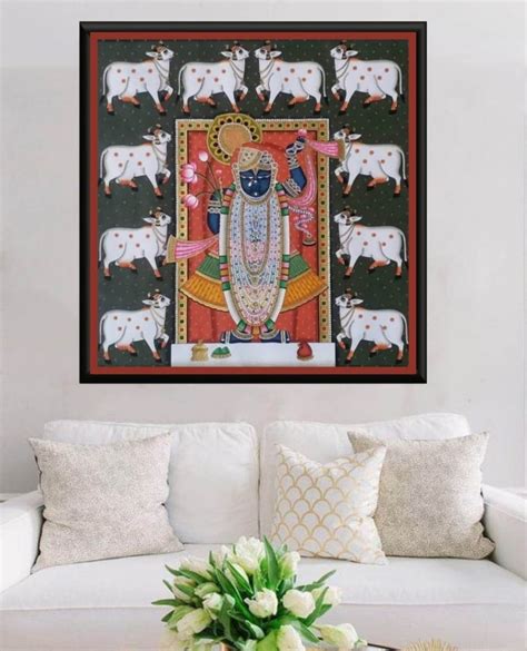 Buy Pichwai Painting Indian Traditional Painting Shrinathji Online in ...