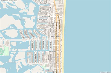 Cocoa Beach Zip Code Map at Emily Beaudoin blog
