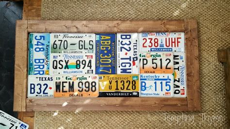 How to Make a Sign Using License Plates 的图像结果