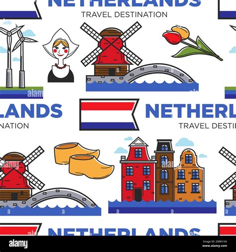 Holland netherlands symbols seamless hi-res stock photography and ...