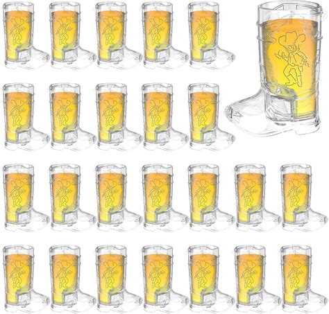 Amazon.com | Yaomiao 80 Pcs Cowboys Shot Glass Includes 40 Pcs Cowboy ...