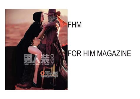 Compare fashion photography for fhm and playboy magazine | PDF