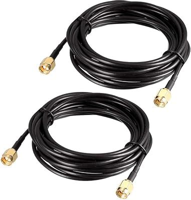 uxcell SMA Male to SMA Male Coaxial Cable 50 ohm 10 India | Ubuy