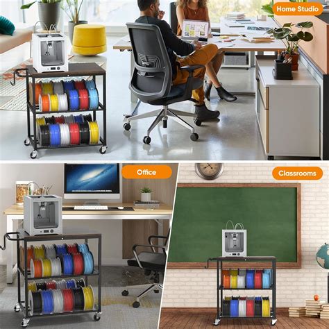 WXCOPON 3D Printer Stand with Filaments Storage, 3-Tier India | Ubuy