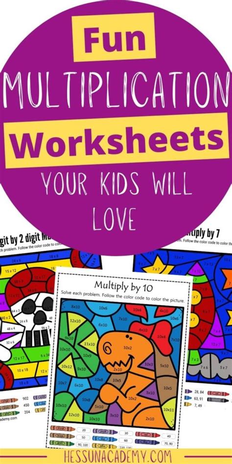 Image result for Math Worksheets Multiplication Fun