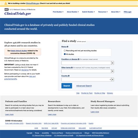 Clinicaltrials Gov Usa Ongoing Clinical Trials | PSCP Registry