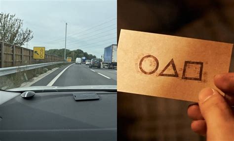 'Squid Game' Invitation? 'Just Directions For Diversion Routes,' UK ...