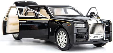 PINQUE 1:32 Diecast Metal Car Model Phantom Toy Pull Back Car Openable ...