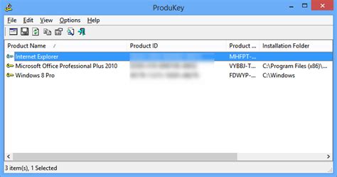 Image result for ProduKey Windows 1.0